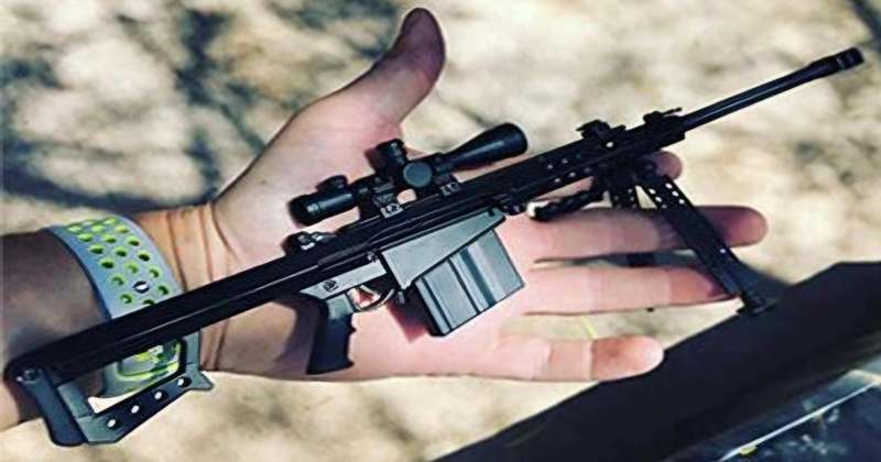 Miniature Barrett M82-A1 .50 BMG (1:3 Scale Model)