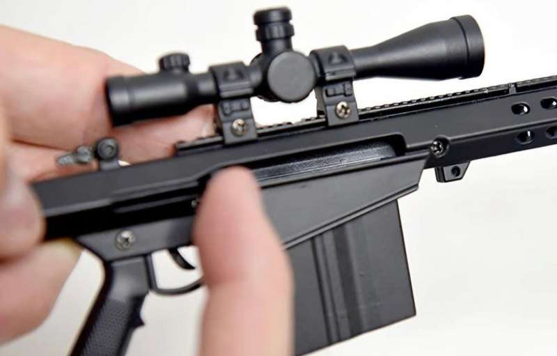 Miniature Barrett M82-A1 .50 BMG (1:3 Scale Model)