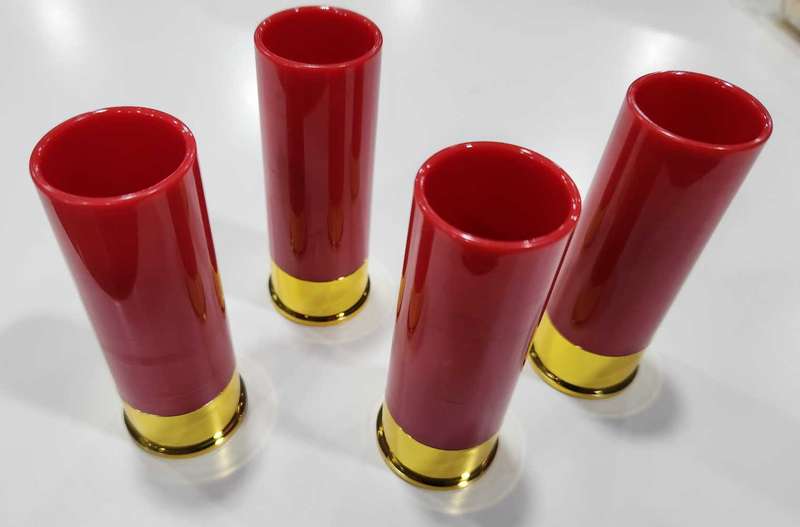 12 GAUGE SHOTGUN SHOT GLASSES (4 Pack)