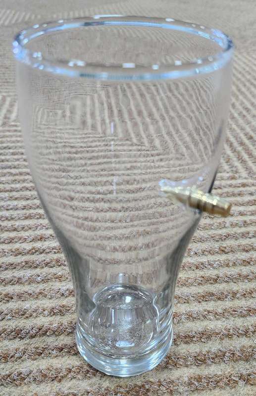 BULLET IN A GLASS  -  Beer Glass
