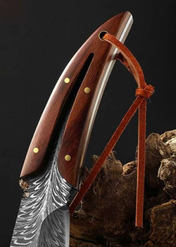 Feather Design Knife