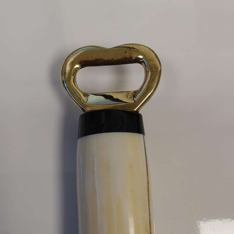 Vintage Hippo Tusk Bottle Opener