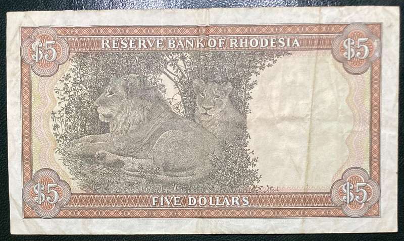 Rhodesia 1978 $5