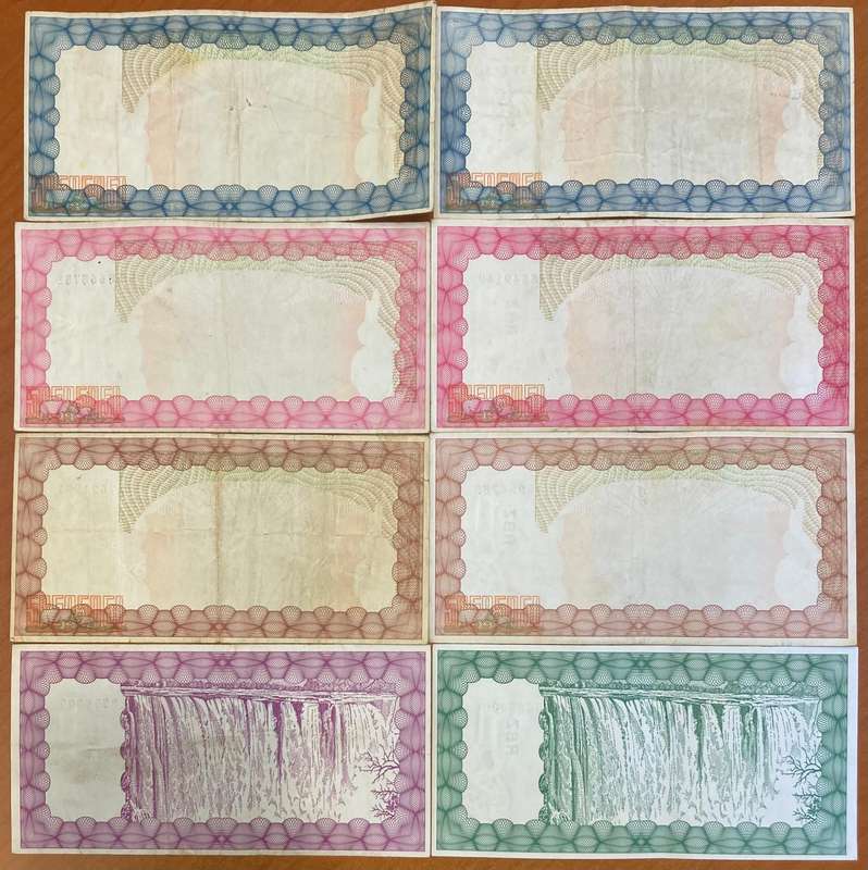 Zimbabwe 2003-2006 bearer cheque lot with signature variations