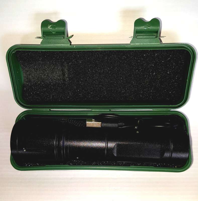 USB Rechargeable Mini Torch with Zoom Function