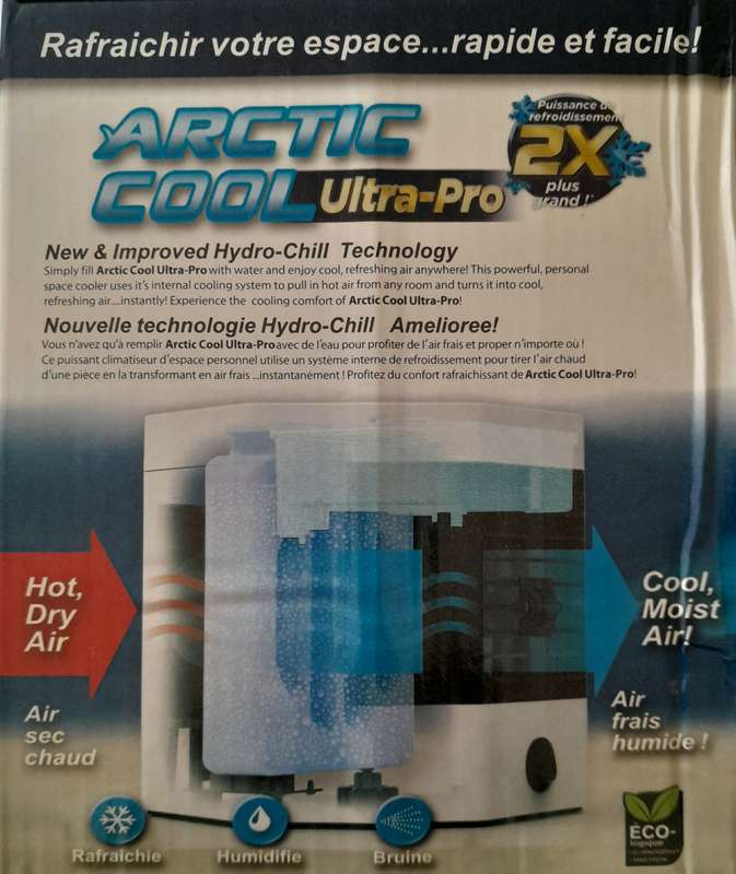 Arctic Cool Ultra Pro Portable Air Cooler and Humidifier