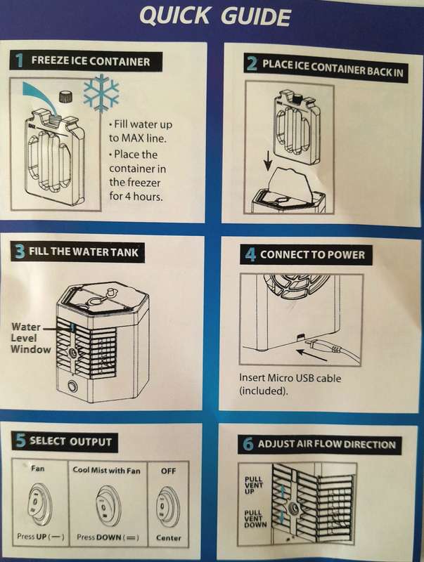 Arctic Cool Ultra Pro Portable Air Cooler and Humidifier