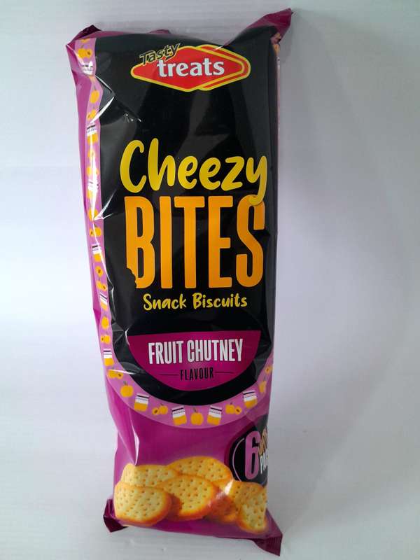 Tasty Treats Cheezy Bites Snack Biscuits 6x30g