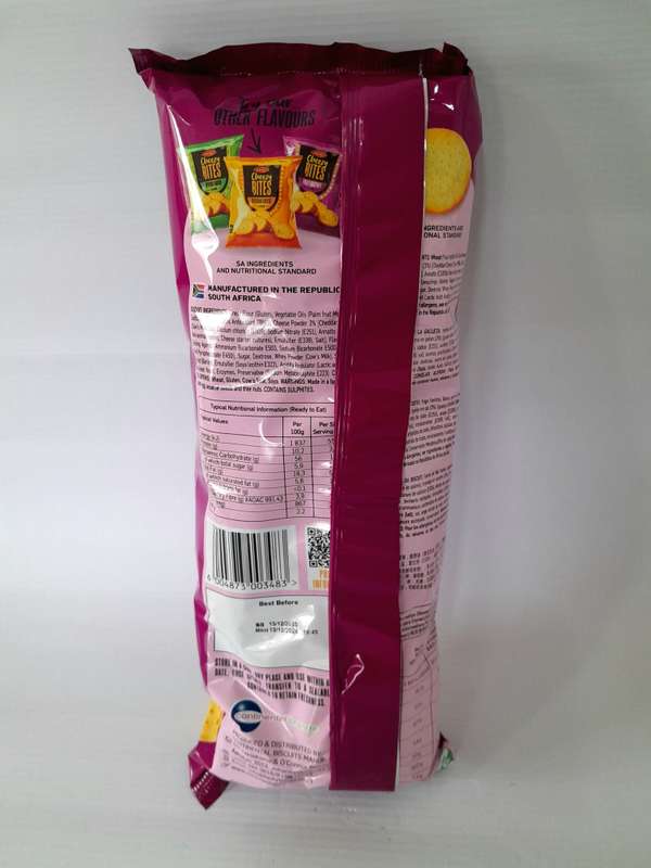 Tasty Treats Cheezy Bites Snack Biscuits 6x30g