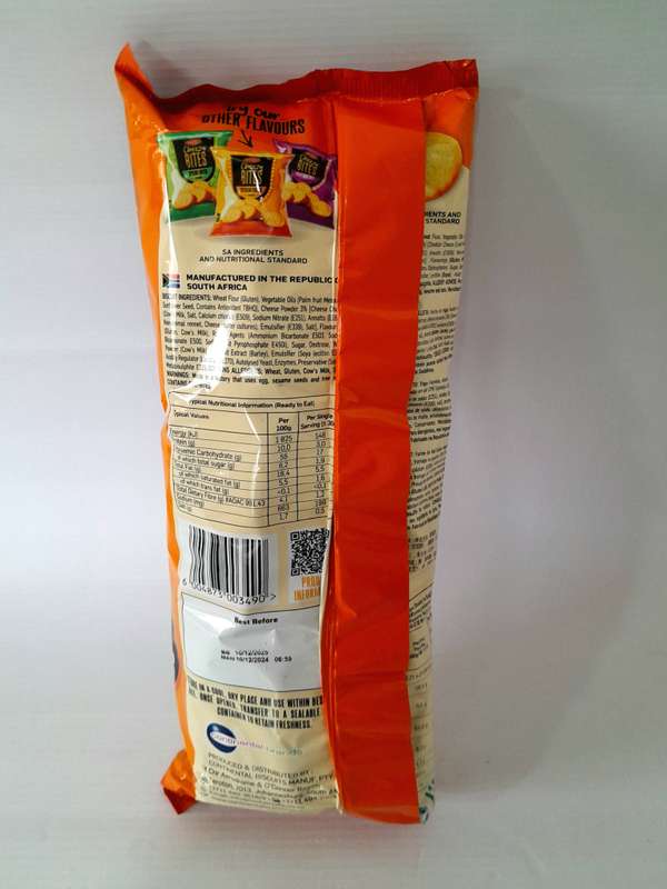 Tasty Treats Cheezy Bites Snack Biscuits 6x30g