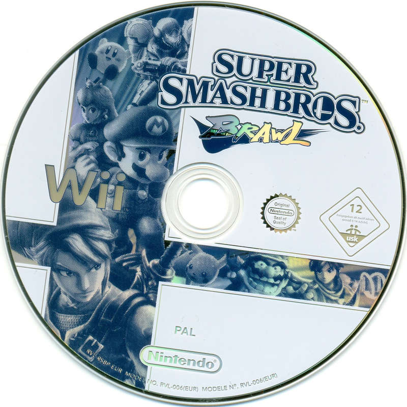 Super Smash Bros. Brawl (Wii PAL) disk only