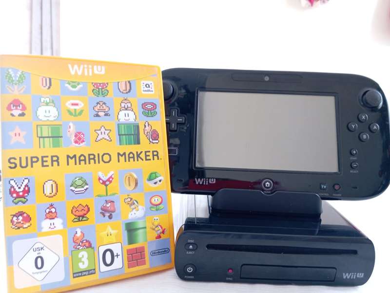 Nintendo Wii U Console with Mario maker