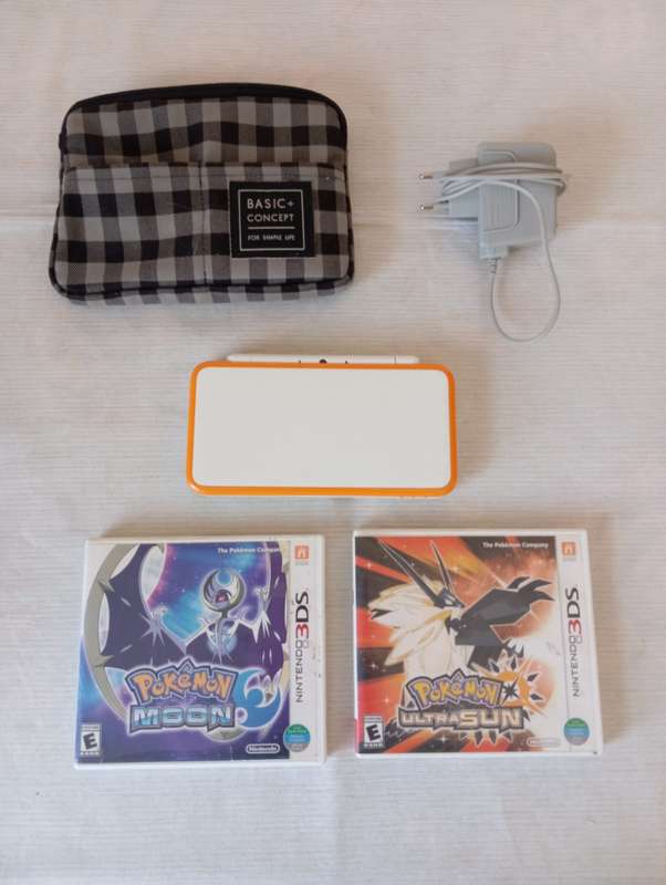 new nintendo 2ds XL console with pokemon games