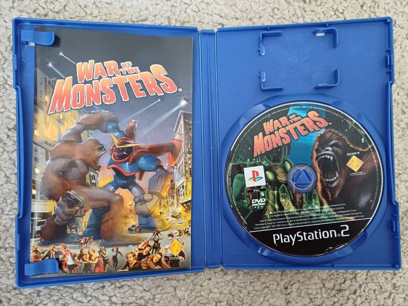 war of the monsters ps2 CIB