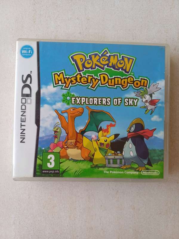 Pokemon Mystery Dungeon Explorers of Sky (Nintendo DS) with manual