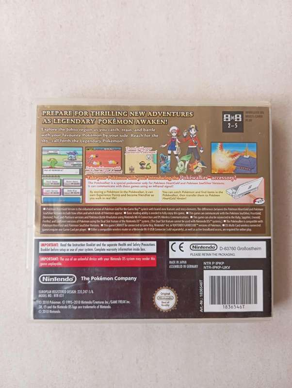 Pokémon Heartgold Version Nintendo DS