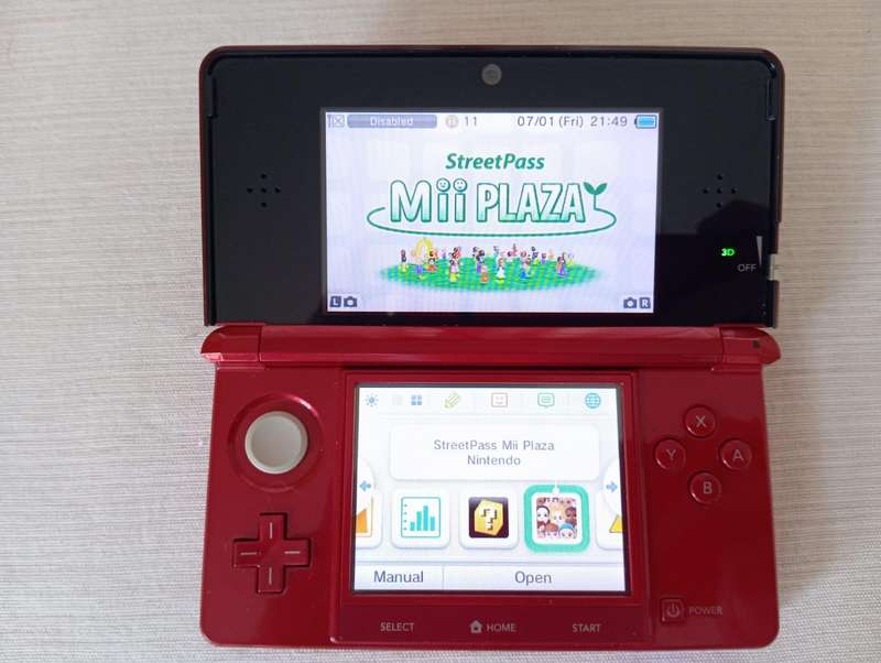 Nintendo 3DS Red Console With Original Charger
