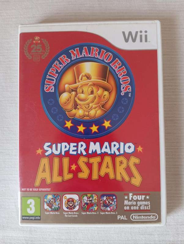 Super Mario All-Stars nintendo wii CIB