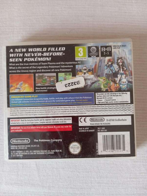 Pokémon Black Version Nintendo DS