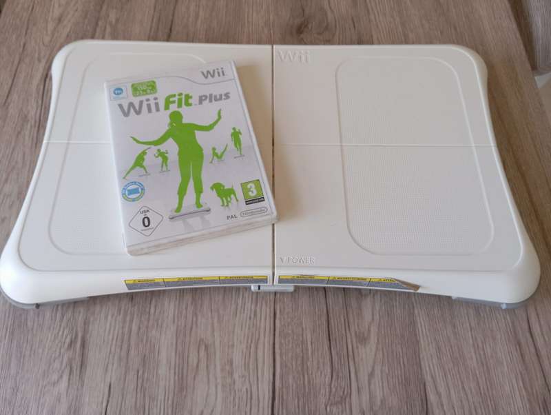 Nintendo Wii Balance Board with Wii Fit Plus Game
