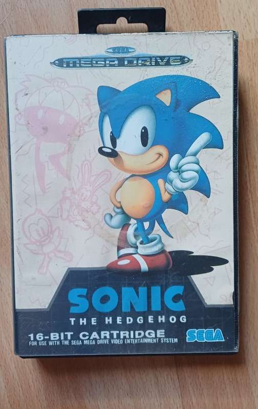 Sonic the Hedgehog - case and manual only Sega Mega Drive