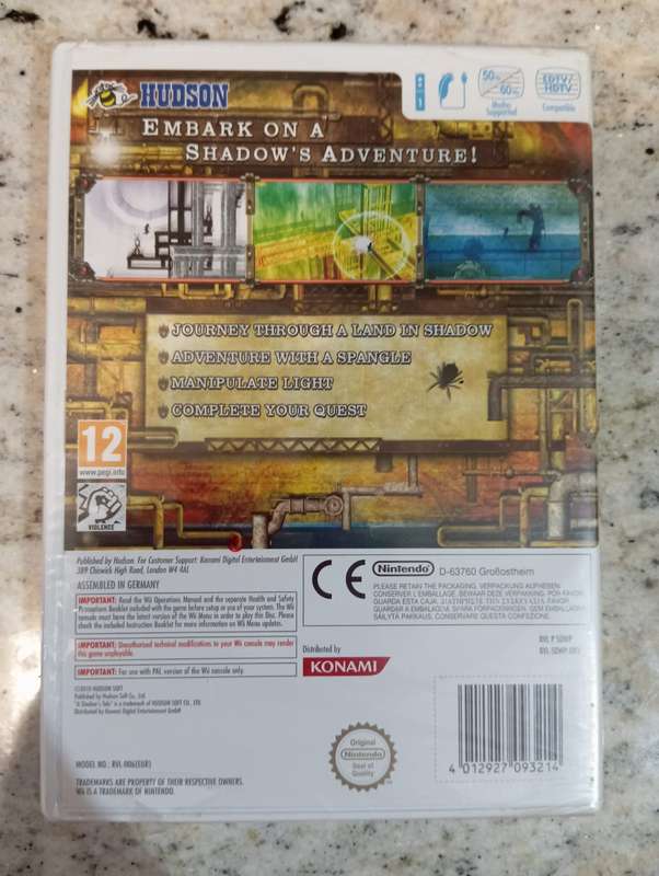 A Shadow's Tale wii new still sealed