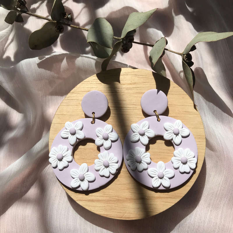 Handcrafted Polymer Clay Earrings