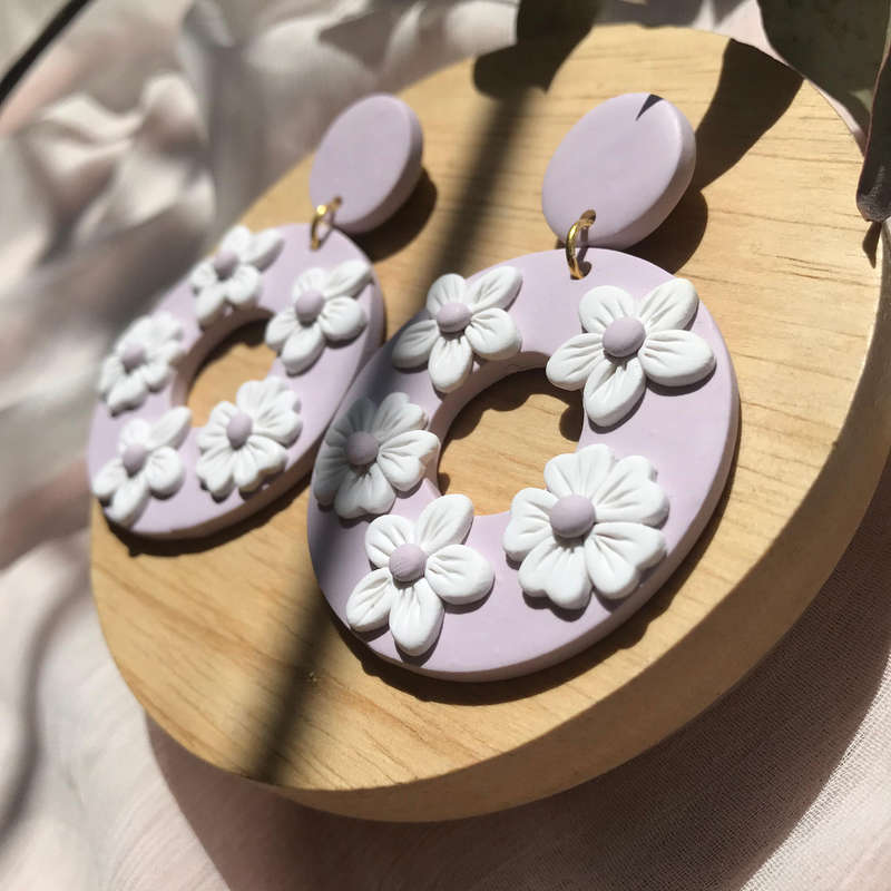 Handcrafted Polymer Clay Earrings