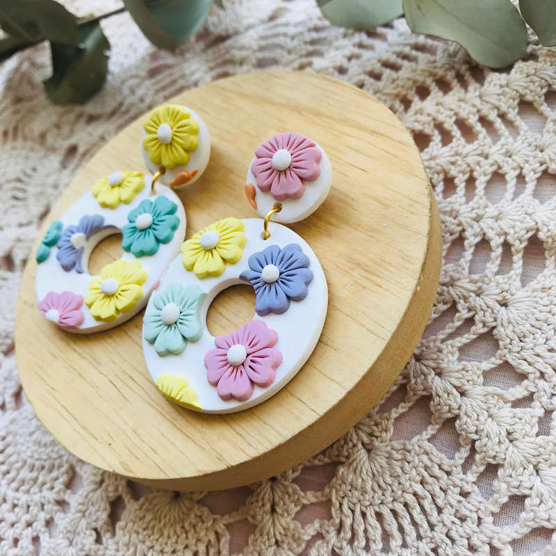 Handcrafted Polymer Clay Earrings