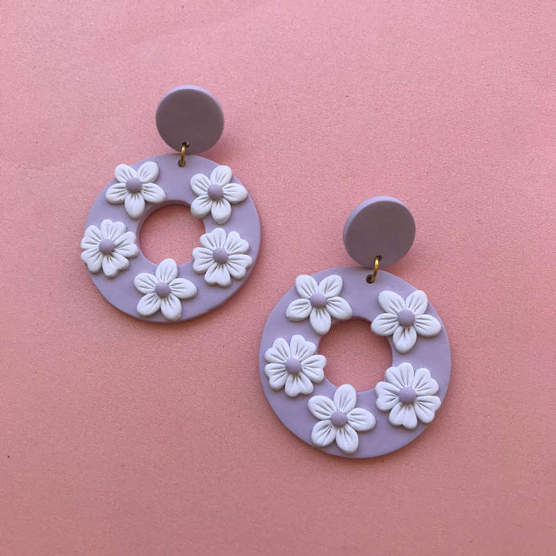 Handcrafted Polymer Clay Earrings