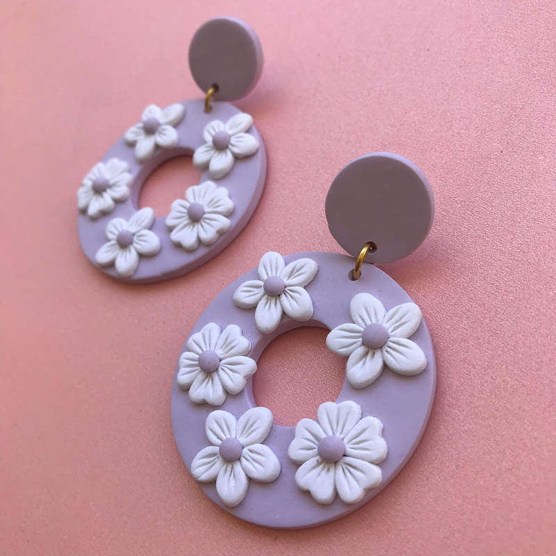 Handcrafted Polymer Clay Earrings