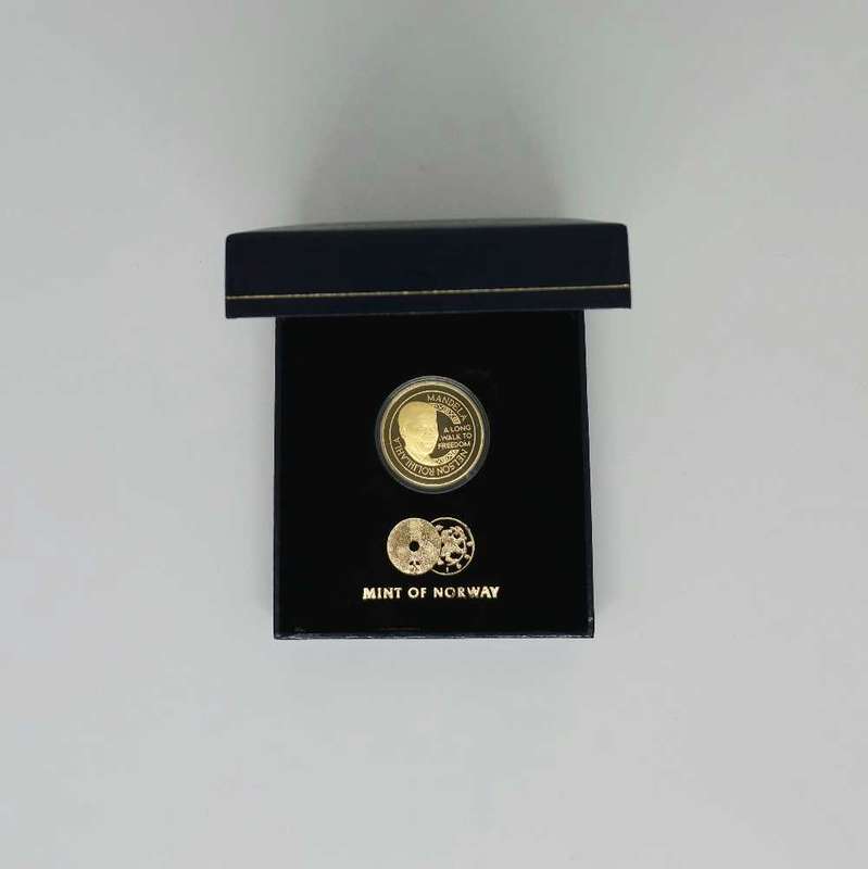 NOBEL LAUREATE - NELSON MANDELA, UNITY COMMEMORATIVE MEDAL,MINTMARK