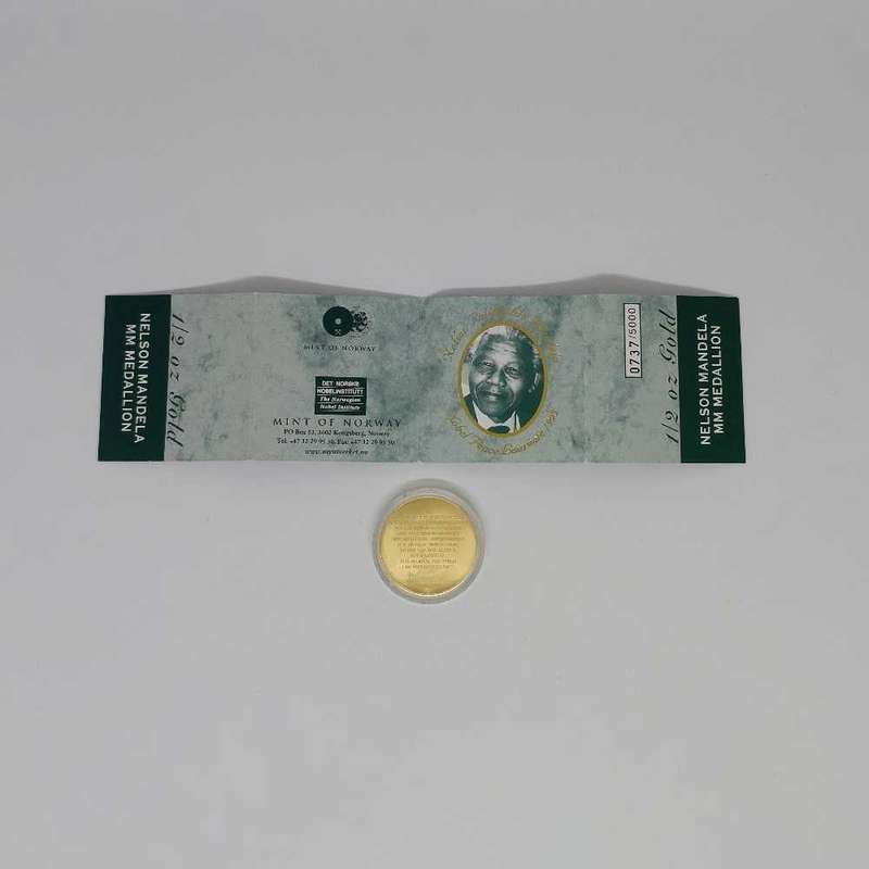NOBEL LAUREATE - NELSON MANDELA, UNITY COMMEMORATIVE MEDAL,MINTMARK