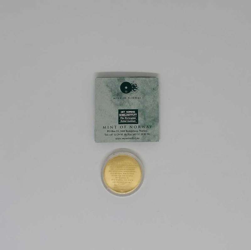 NOBEL LAUREATE - NELSON MANDELA, UNITY COMMEMORATIVE MEDAL,MINTMARK
