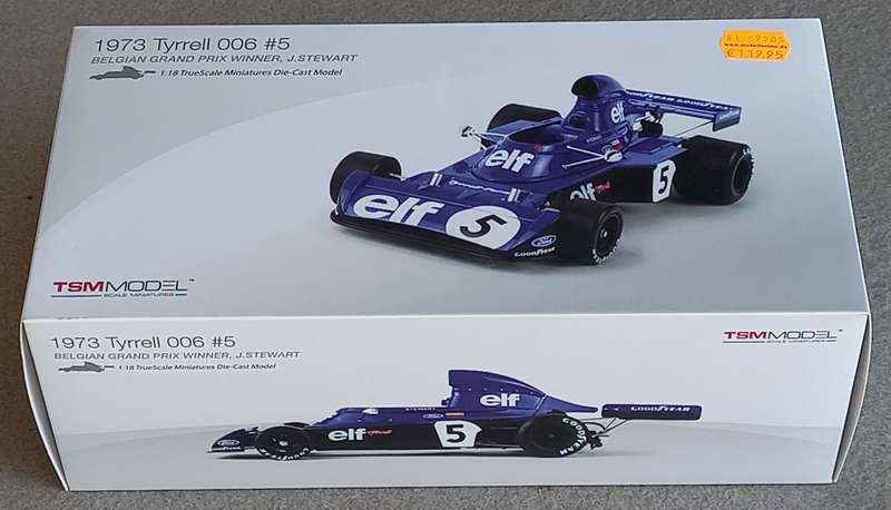 Tyrrell 006 - Jackie Stewart - 1973 World Champion - TSM 1/18