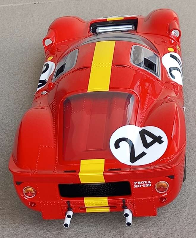 Ferrari P4 - 1967 Le Mans - Big 1/12 scale CMR model.