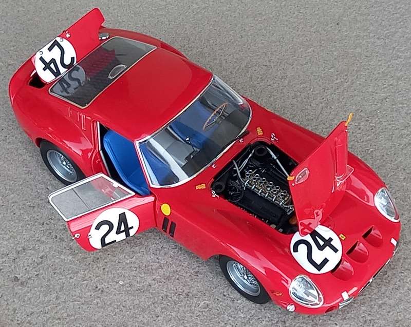 Ferrari 250 GTO - 2nd Le Mans 1963 - Legendary sportscar - Kyosho 1/18