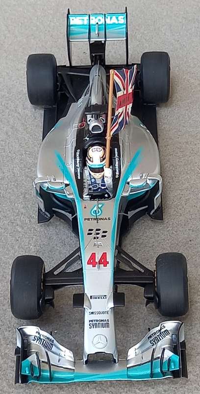 Mercedes W05 - Hamilton World Champion 2014 - Abu Dhabi - Spark 1/18
