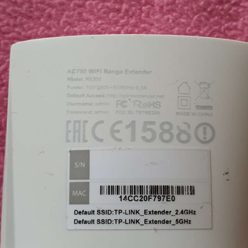 TP-LINK AC750 WiFi Range Extender (RE200)