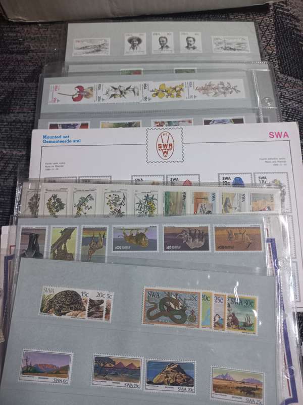 SOUTH WEST AFRICA CONTROL BLOCKS, FIRST DAY COVERS, LOOSE STAMP ETC