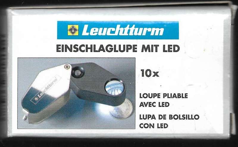 10 x Pocket sized MAGNIFYING GLASS Leuchtturm Made in Germany