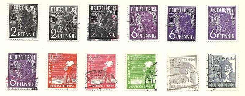 GERMANY ALLIED OCCUPATION TWO  COMPLETE SET   £186