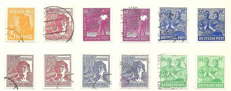 GERMANY ALLIED OCCUPATION TWO  COMPLETE SET   £186