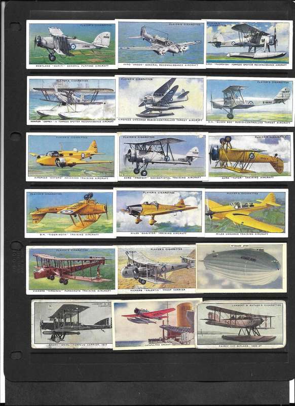 CIGARETTE CARDS FULL ALBUM