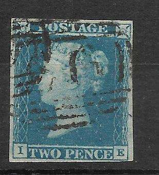 GREAT BRITAIN 2d BLUE