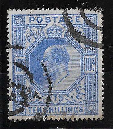 KING EDWARD VII  10 Sh    SG 265                   C/V R12 000-00