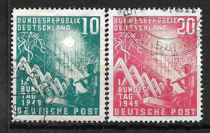 GERMANY "COMPLETE SET" SG 1033 & 1034 Fine Used £60