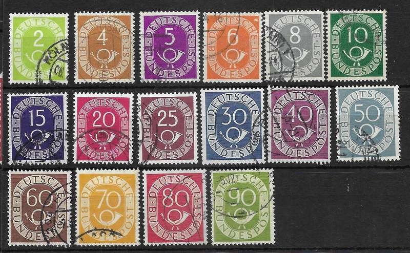 GERMANY "COMPLETE SET" SG 1045 & 1060 Fine Used £60