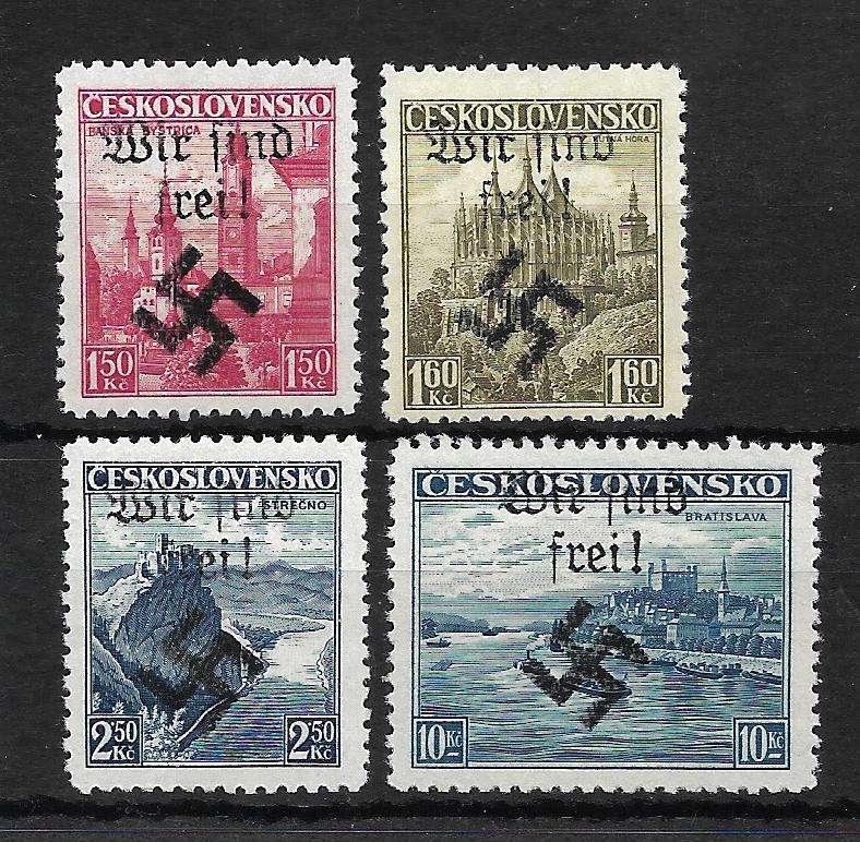 GERMAN OCCUPATION OF CZECHOSLOVAKIA  WORLD WAR II