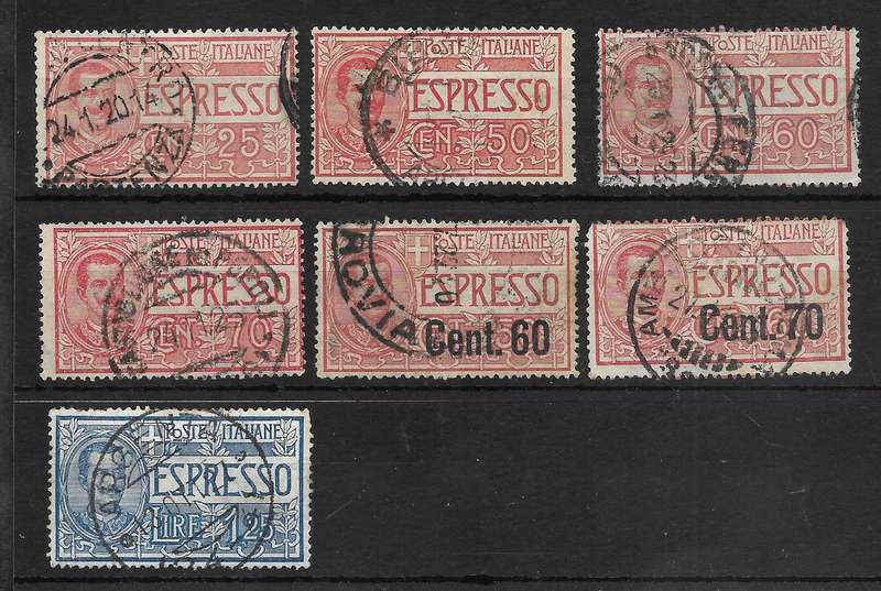 ITALY EXPRESS STAMPS